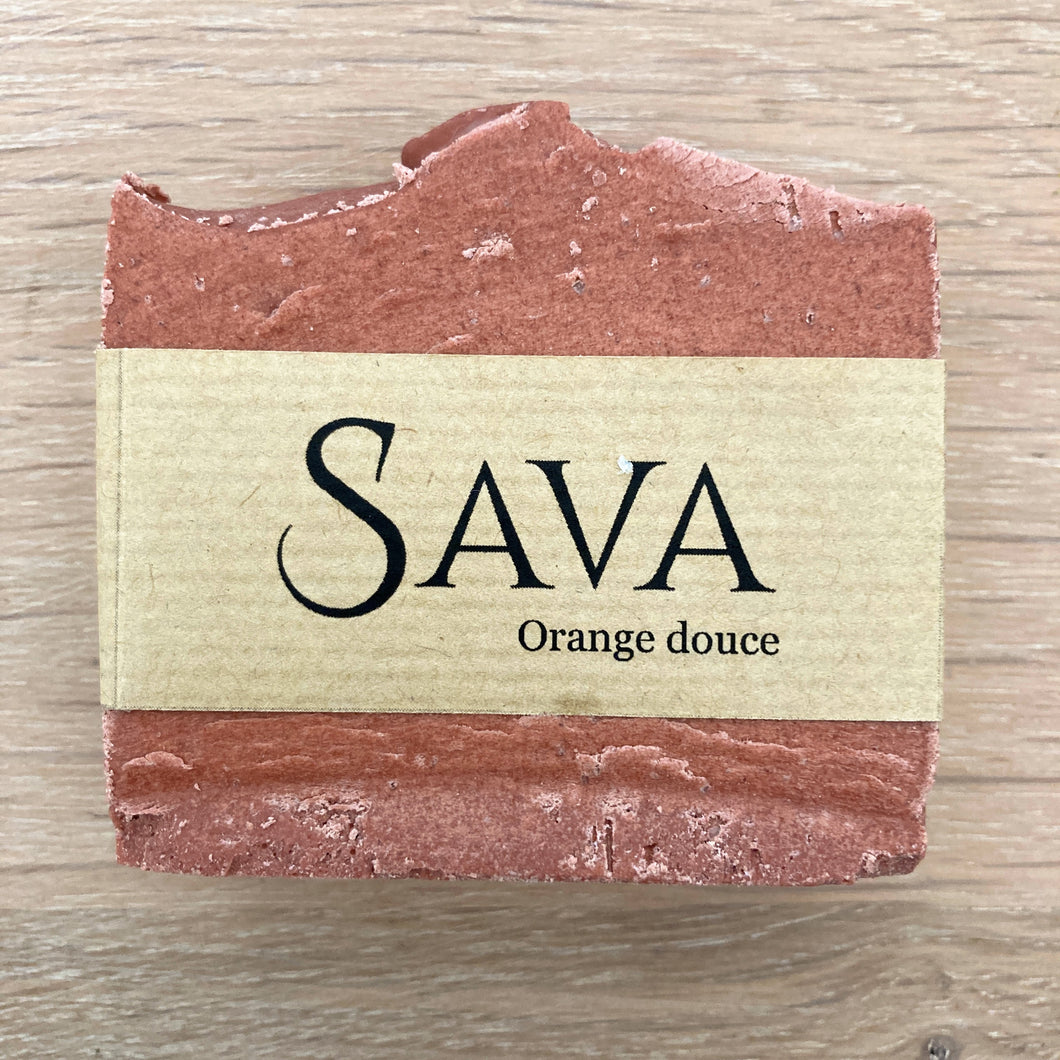 Savon artisanal 100% naturel à l'orange douce